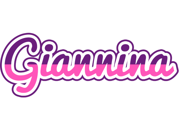 Giannina cheerful logo