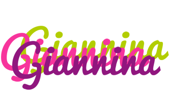 Giannina flowers logo