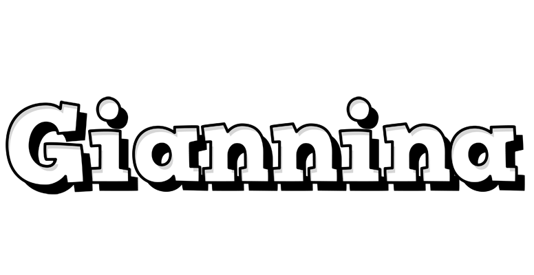 Giannina snowing logo