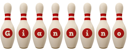 Giannino bowling-pin logo