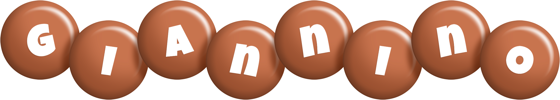 Giannino candy-brown logo