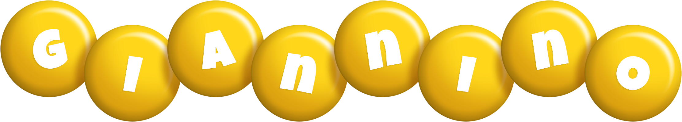 Giannino candy-yellow logo