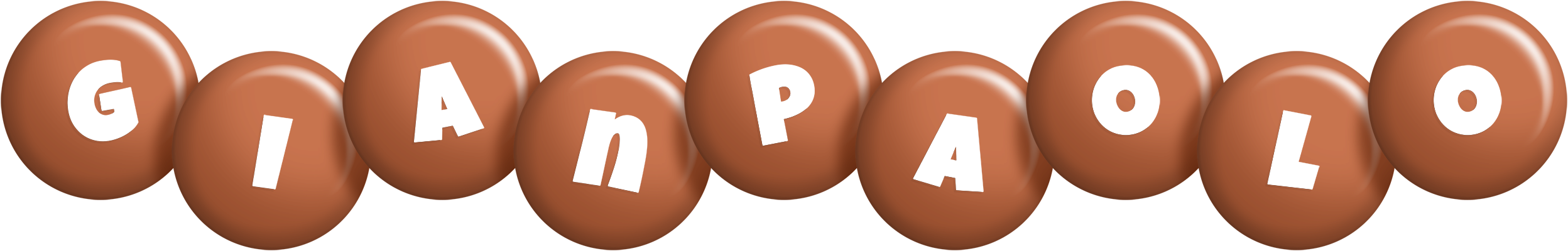 Gianpaolo candy-brown logo