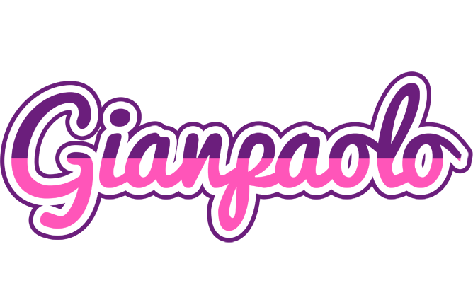 Gianpaolo cheerful logo