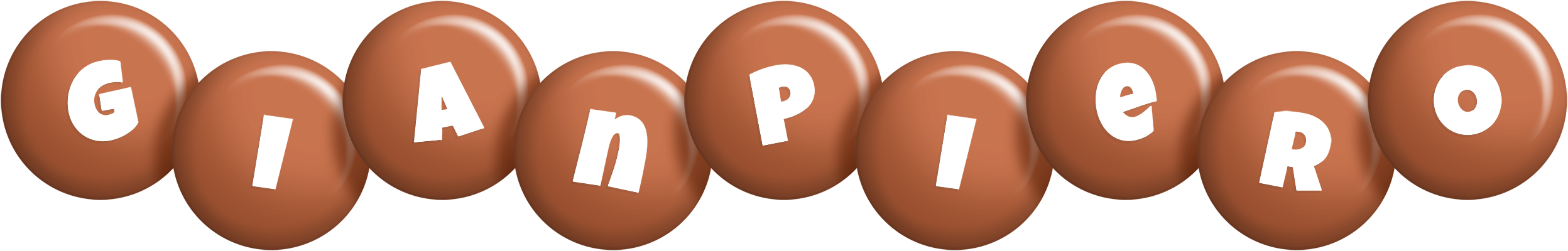 Gianpiero candy-brown logo