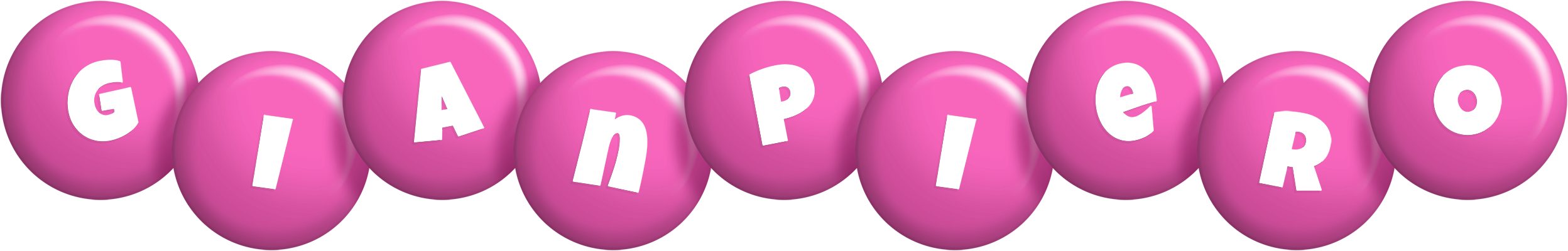 Gianpiero candy-pink logo