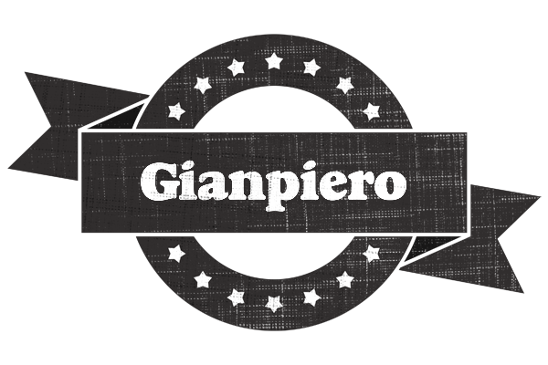 Gianpiero grunge logo