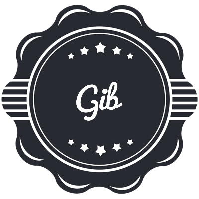 Gib badge logo