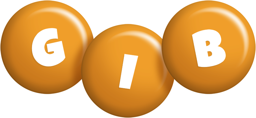 Gib candy-orange logo
