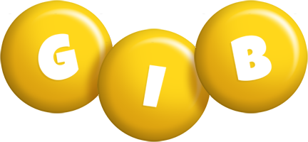 Gib candy-yellow logo