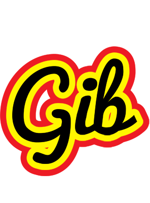 Gib flaming logo