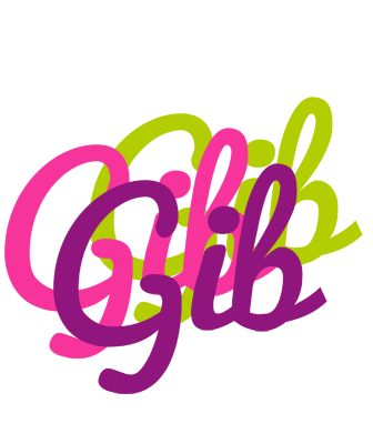 Gib flowers logo