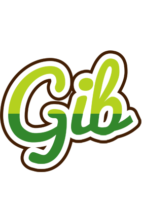 Gib golfing logo