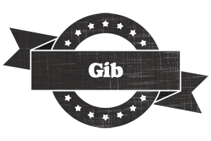 Gib grunge logo