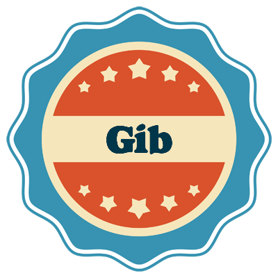 Gib labels logo