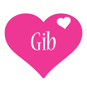 Gib love-heart logo