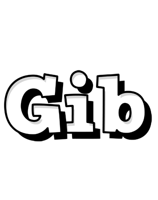 Gib snowing logo