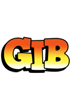 Gib sunset logo
