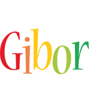 Gibor birthday logo