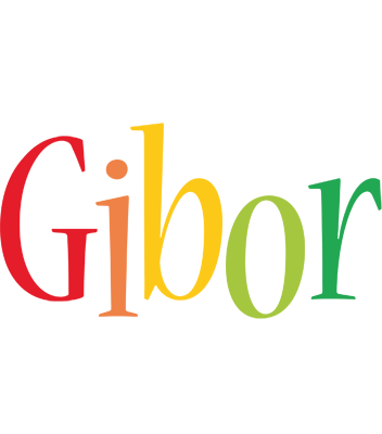 Gibor birthday logo