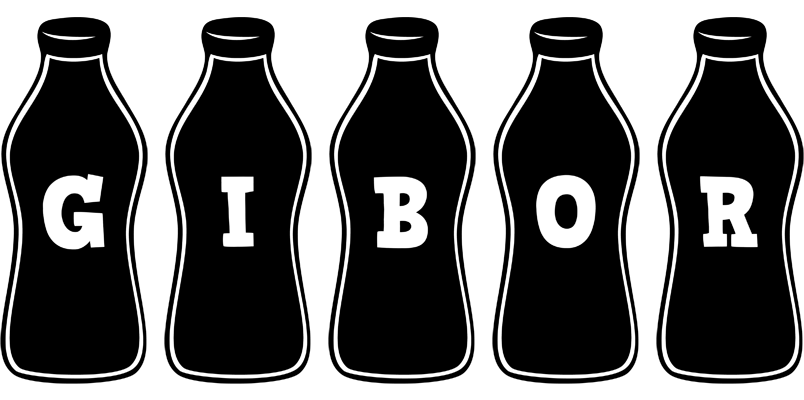 Gibor bottle logo