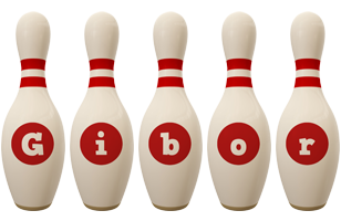 Gibor bowling-pin logo