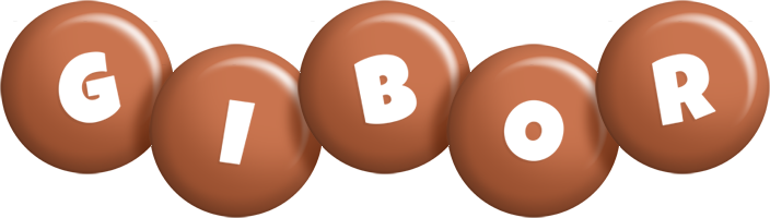 Gibor candy-brown logo