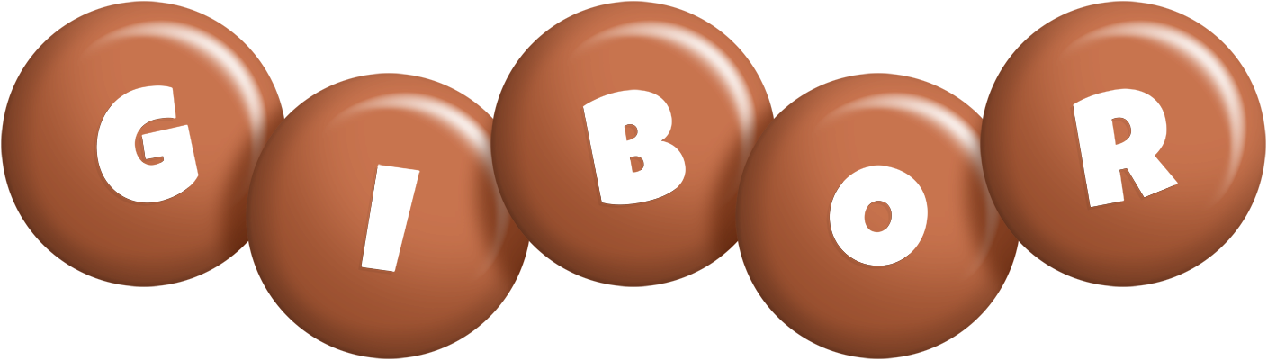 Gibor candy-brown logo