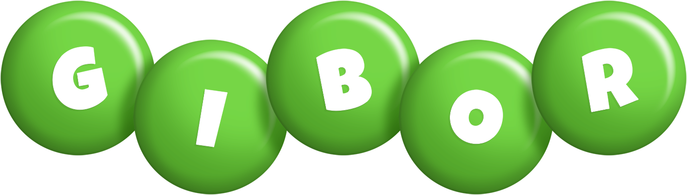 Gibor candy-green logo