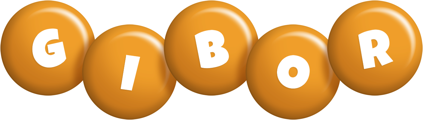 Gibor candy-orange logo