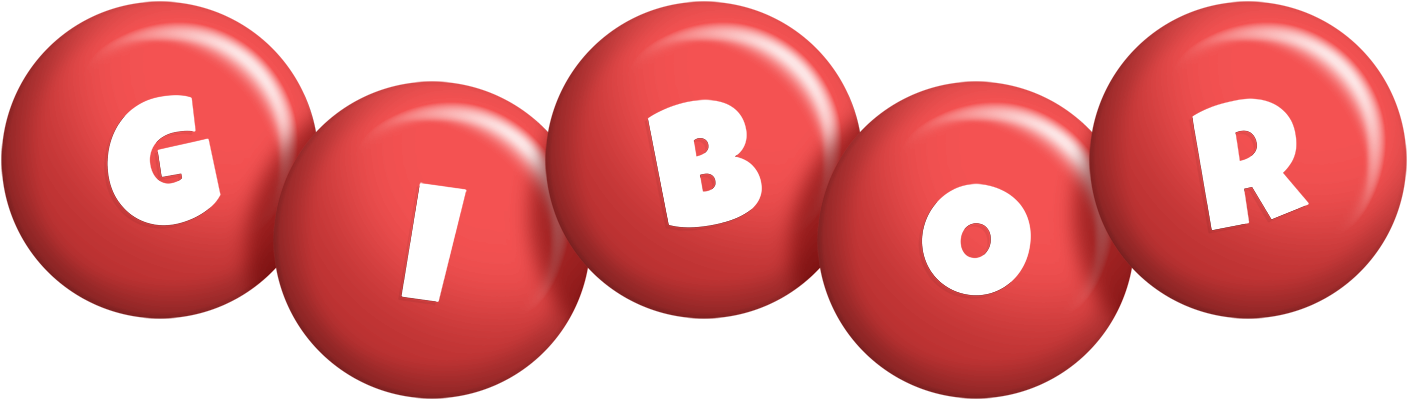 Gibor candy-red logo