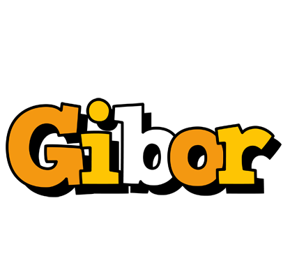 Gibor cartoon logo