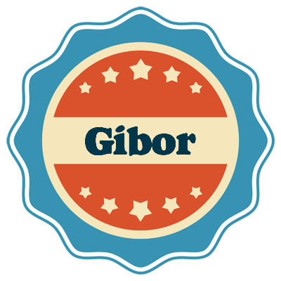 Gibor labels logo
