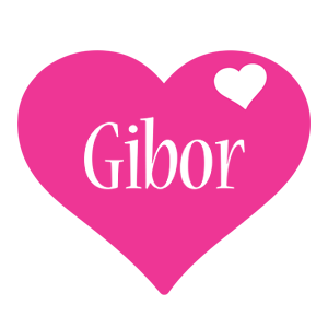 Gibor love-heart logo