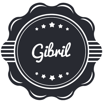 Gibril badge logo
