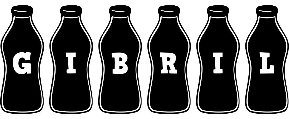 Gibril bottle logo