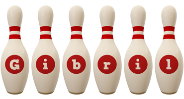 Gibril bowling-pin logo