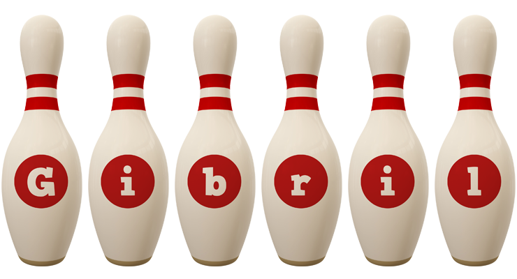 Gibril bowling-pin logo