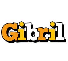 Gibril cartoon logo