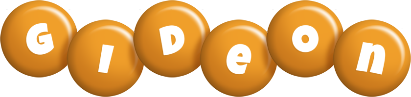 Gideon candy-orange logo