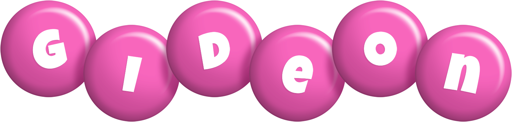 Gideon candy-pink logo