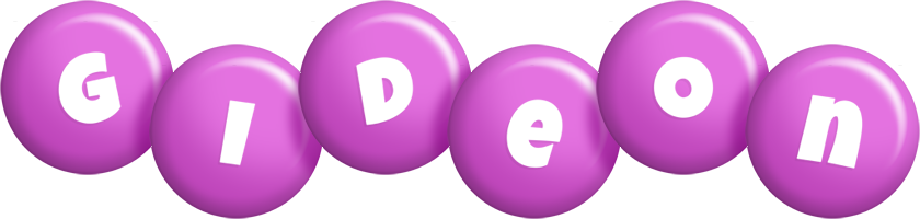 Gideon candy-purple logo