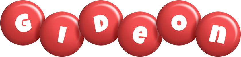 Gideon candy-red logo