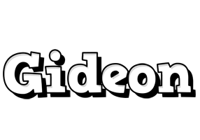 Gideon snowing logo