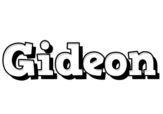 Gideon snowing logo