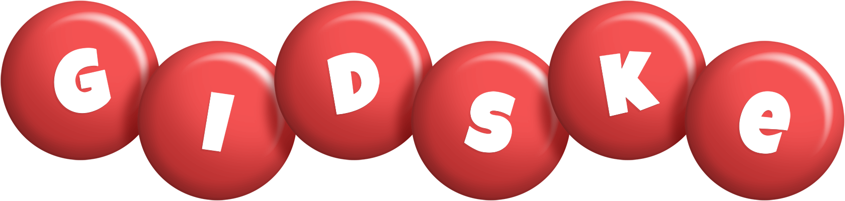 Gidske candy-red logo