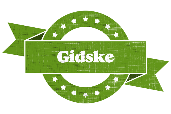 Gidske natural logo