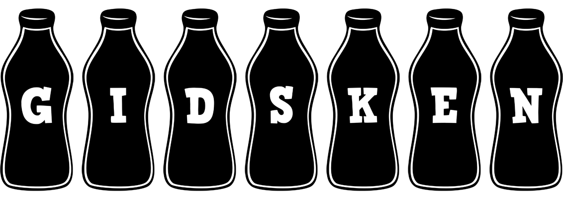 Gidsken bottle logo