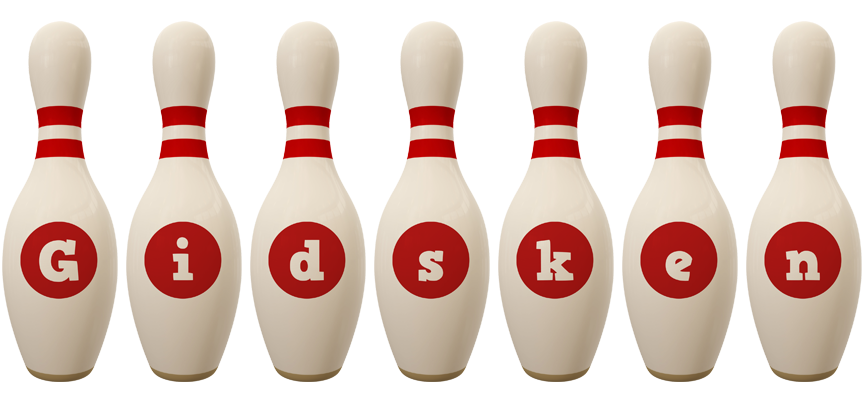 Gidsken bowling-pin logo