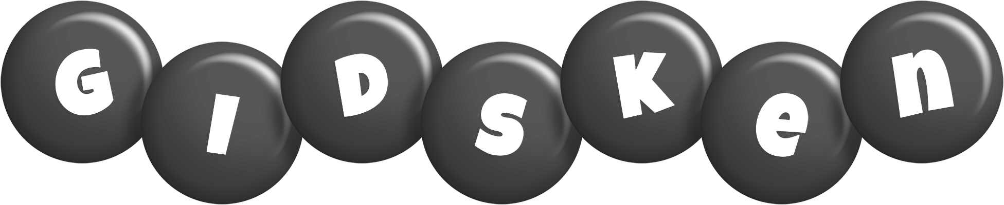 Gidsken candy-black logo